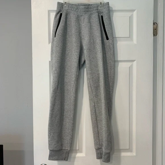 Uniqlo Pants Uniqlo Mens Grey Zipper Pocket Jogger Sweatpants